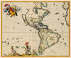 Western Hemisphere - Visscher 1681 Poster Print by Visscher Visscher # ITWE0008