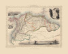 Venezuela New Granada Ecuador Guyana - Tallis 1851 Poster Print by Tallis Tallis # ITVE0011