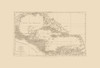 Chart West Indies Caribbean - Sayer 1775 Poster Print by Sayer Sayer # ITWE0015