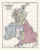 Great Britain Ireland - Mitchell 1877 Poster Print by Mitchell Mitchell # ITUK0026