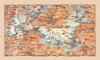 Matterhorn Region Switzerland - Baedeker 1921 Poster Print by Baedeker Baedeker # ITSW0098