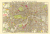 London England - Bartholomew 1905 Poster Print by Bartholomew Bartholomew # ITUK0018