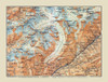 Aletschhorn Region Switzerland - Baedeker 1921 Poster Print by Baedeker Baedeker # ITSW0086