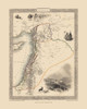 Middle East Syria - Tallis 1851 Poster Print by Tallis Tallis # ITSY0002