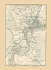 Schaffhausen Switzerland - Baedeker 1896 Poster Print by Baedeker Baedeker # ITSW0113