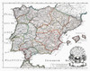 Ancient Spain - Sanson 1641 Poster Print by Sanson Sanson # ITSP0373