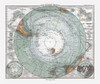 South Pole - Perthes 1875 Poster Print by Perthes Perthes # ITSP0383
