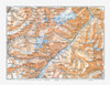 Engadin Region Switzerland - Baedeker 1921 Poster Print by Baedeker Baedeker # ITSW0073