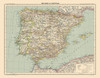 Spain Portugal - Schrader 1908 Poster Print by Schrader Schrader # ITSP0294