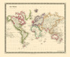 Mercator Projection - Teesdale 1840 Poster Print by Teesdale Teesdale # ITWO0177
