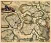 Zeeland Province Netherlands - Visscher 1680 Poster Print by Visscher Visscher # ITZE0001