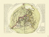 World Planisphere Physical - De Lisle 1756 Poster Print by De L''isle De L''isle # ITWO0212