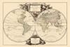 World - Vaugondy 1752 Poster Print by Vaugondy Vaugondy # ITWO0102