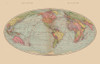 World - Hammond 1910 Poster Print by Hammond Hammond # ITWO0049