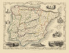 Spain Portugal - Martin 1851 Poster Print by Martin Martin # ITSP0025