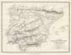Spain Portugal - Chapman 1864 Poster Print by Chapman Chapman # ITSP0027