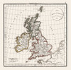 British Isles England - Delamarche 1824 Poster Print by Delamarche Delamarche # ITSC0056