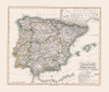 Spain Portugal - Perthes 1834 Poster Print by Perthes Perthes # ITSP0054