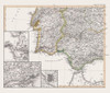 Southwest Spain Portugal - Perthes 1850 Poster Print by Perthes Perthes # ITSP0057