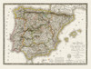 Spain Portugal - Brue 1824 Poster Print by Brue Brue # ITSP0011