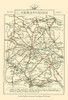 Shropshire County England - Cary 1792 Poster Print by Cary Cary # ITSH0004