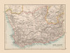 Cape Colony South Africa - Bartholomew 1892 Poster Print by Bartholomew Bartholomew # ITSA0049