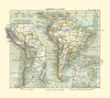 South America - Perthes 1921 Poster Print by Perthes Perthes # ITSA0088