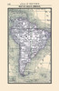 South America - Alden 1886 Poster Print by Alden Alden # ITSA0087