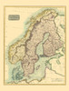 Scandinavia Sweden Denmark Norway - Thomson 1814 Poster Print by Thomson Thomson # ITSC0004