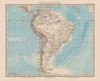 South America - Stieler 1885 Poster Print by Stieler Stieler # ITSA0039