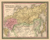 Asia Tartary Russia - Cowperthwait 1850 Poster Print by Cowperthwait Cowperthwait # ITRU0052