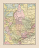 Russian Empire in Asia Russia - Cram 1892 Poster Print by Cram Cram # ITRU0045