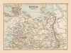 Northwestern Russia - Bartholomew 1892 Poster Print by Bartholomew Bartholomew # ITRU0031