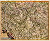 Rhine Region Germany - Visscher 1681 Poster Print by Visscher Visscher # ITRH0001