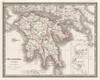 Europe Peloponnesus Peninsula Greece - Monin 1839 Poster Print by Monin Monin # ITPE0025