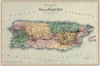 Caribbean Puerto Rico - Colton 1886 Poster Print by Colton Colton # ITPU0004