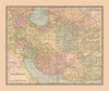 Middle East Persia - Cram 1888 Poster Print by Cram Cram # ITPE0019