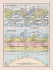 Ocean Currents Climate Chart - Bartholomew 1892 Poster Print by Bartholomew Bartholomew # ITOC0007