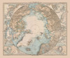North Pole - Stieler 1885 Poster Print by Stieler Stieler # ITNO0020