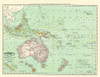 Oceania Malaysia - Rand McNally 1892 Poster Print by Rand McNally Rand McNally # ITOC0005