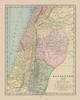 Middle East Palestine Israel - Cram 1892 Poster Print by Cram Cram # ITPA0036