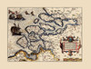 Holland Netherlands - Ortelius 1573 Poster Print by Ortelius Ortelius # ITNE0003
