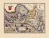 Holland Netherlands - Ortelius 1574 Poster Print by Ortelius Ortelius # ITNE0001
