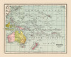 Oceania - Cram 1892 Poster Print by Cram Cram # ITOC0020