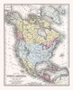 North America United States Mexico Canada Poster Print by Mitchell Mitchell # ITNA0065
