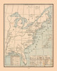 South Eastern North America Wars - Cram 1888 Poster Print by Cram Cram # ITNA0058