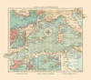 Western Mediterranean Sea - Perthes 1914 Poster Print by Perthes Perthes # ITMS0003