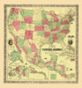 United States, Territories, Mexico, Caribbean 1872 Poster Print by Bridgman Bridgman # ITNA0037