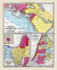 Sacred Geography Middle East - Mitchell 1844 Poster Print by Mitchell Mitchell # ITME0091