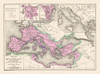 Mediterranean Basin Europe - Drioux 1882 Poster Print by Drioux Drioux # ITME0061